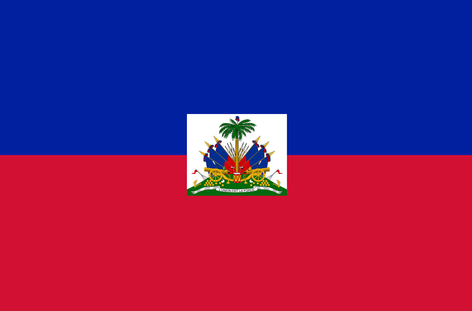 Drapeau Haiti - 19.5x13cm - Sticker/autocollant