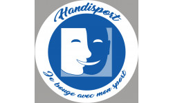 handisport muet - 10cm - Sticker/autocollant