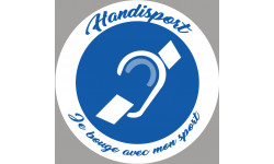 handisport surdité - 20cm - Sticker/autocollant