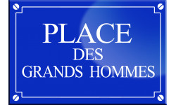 Place des grands hommes - 20x13,2cm - Sticker/autocollant