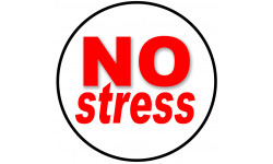 No stress - 15cm - Sticker/autocollant