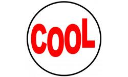 COOL - 15cm - Sticker/autocollant