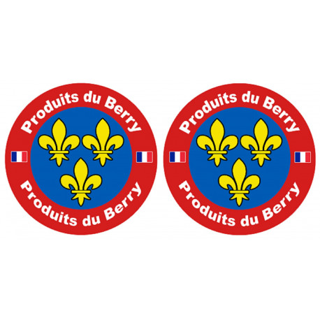 Produits du Berry - 2fois 10cm - Sticker/autocollant