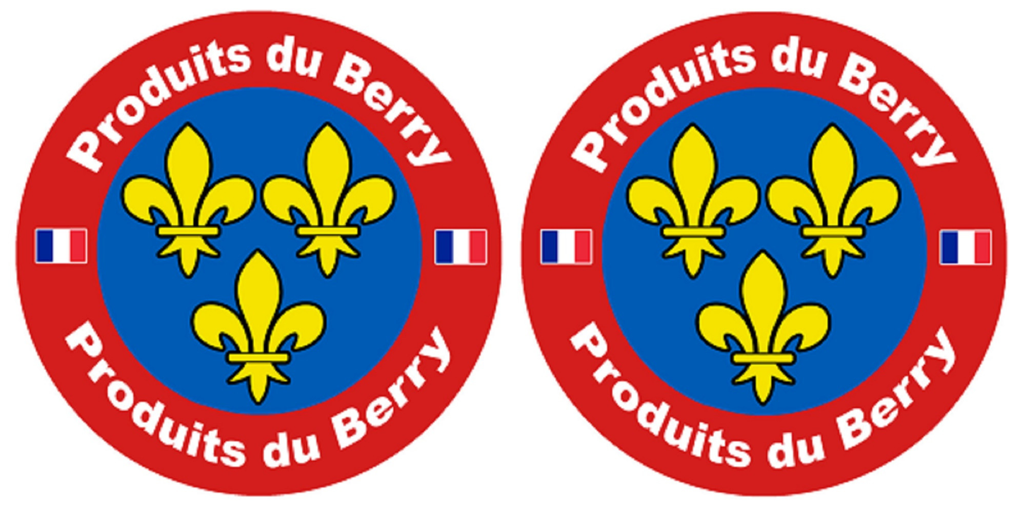 Produits du Berry - 2fois 10cm - Sticker/autocollant