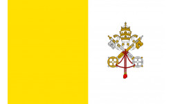 Drapeau Vatican - 5 x 3.3 cm - Sticker/autocollant