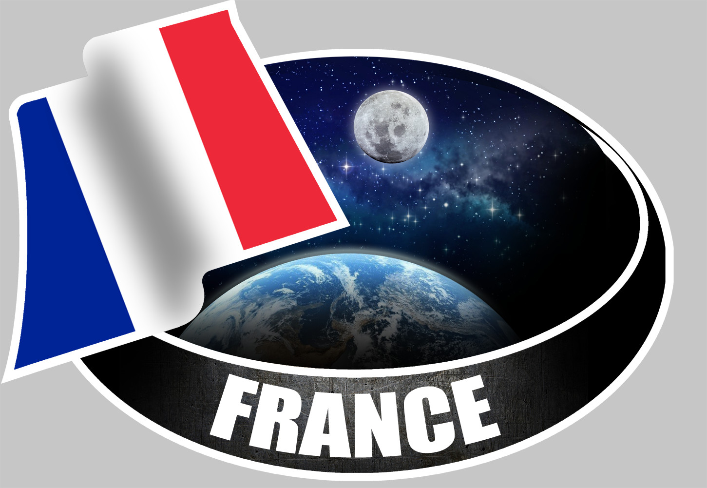 FRANCE - 10x14cm - Sticker/autocollant