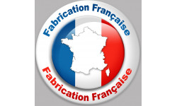 Fabrication Française - 10x10cm - Sticker/autocollant