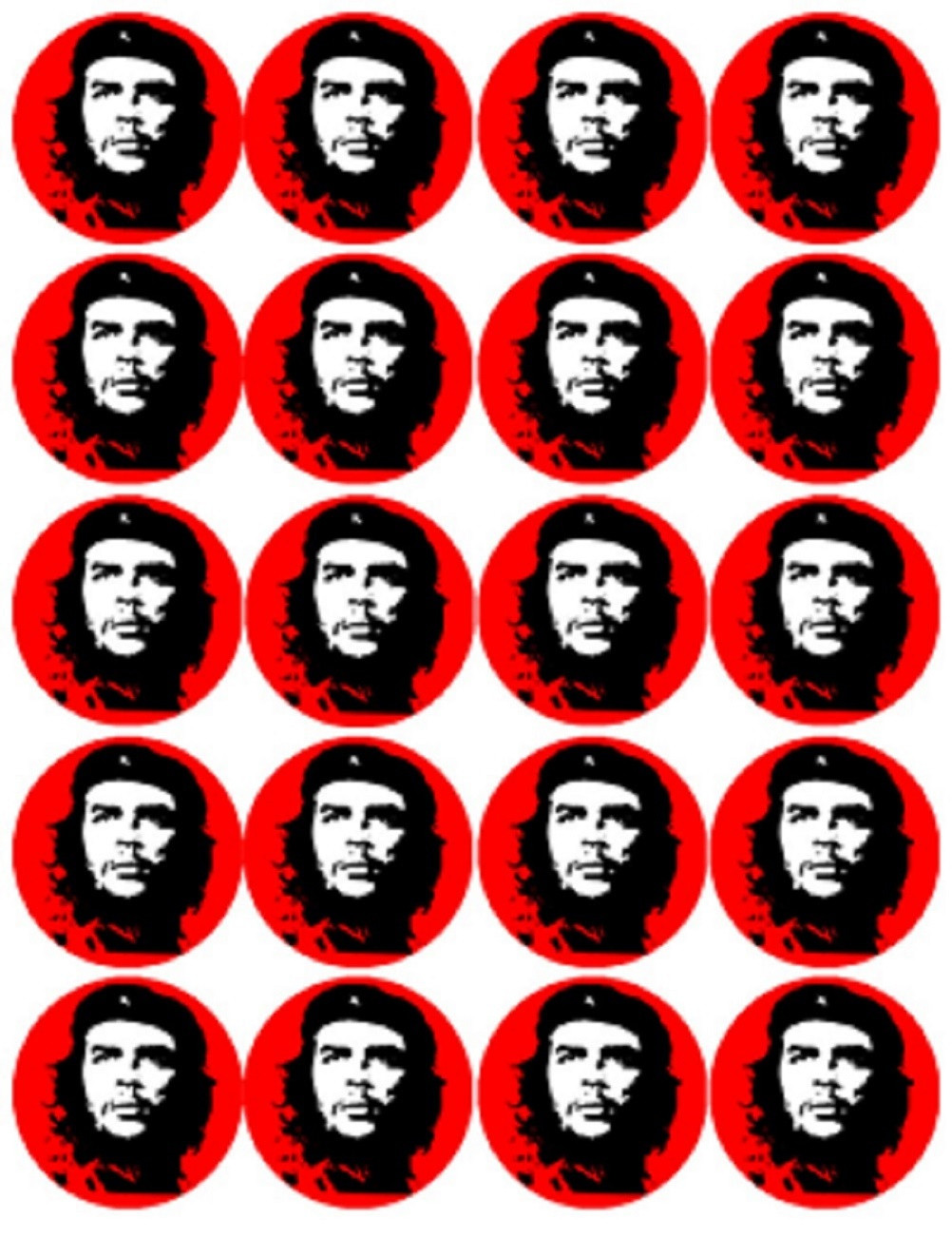 Ernesto "Che" Guevara (20 fois 5cm) - Sticker/autocollant