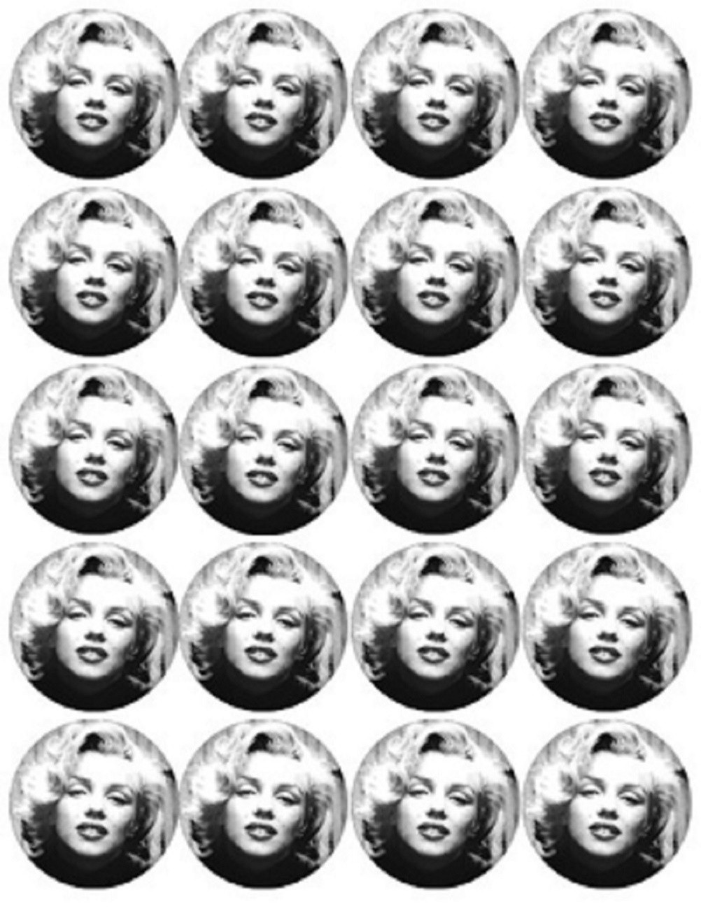 Marilyn Monroe (20 fois 9 cm) - Sticker/autocollant