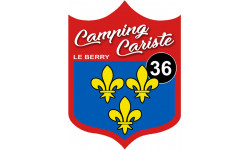 Campingcariste du Berry 36 Indre - 15x11.2cm - Sticker/autocollant