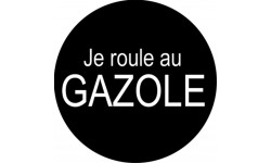 Sticker / autocollant GAZOLE : 10cm