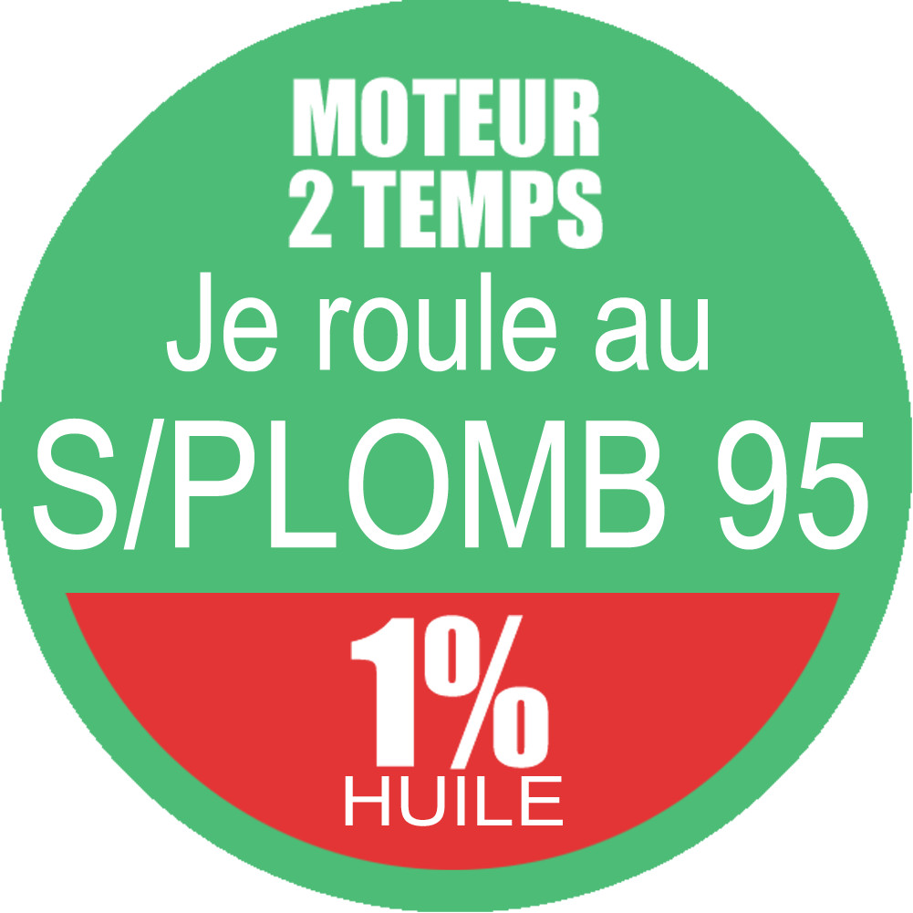 SANS PLOMB 95 - mélange 1 de 20cm - Sticker/autocollant