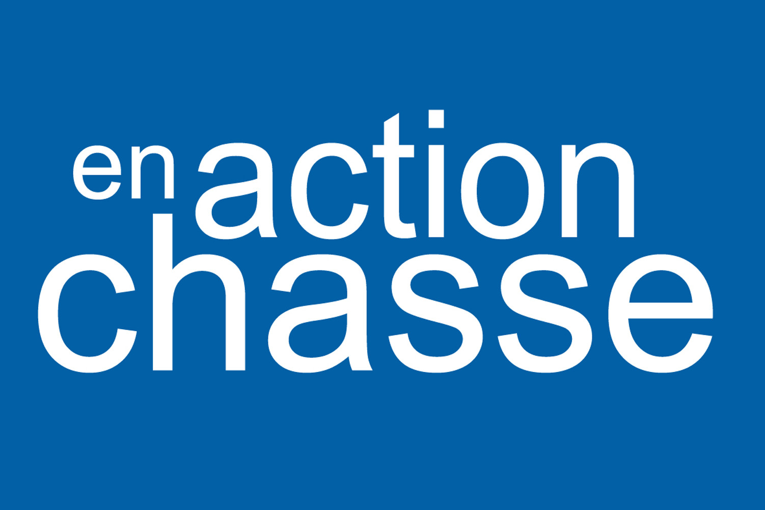 en action de chasse - 10x6.5cm - Sticker/autocollant