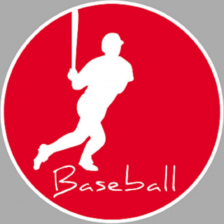 Baseball 2 - 5cm - Sticker/autocollant