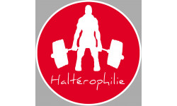 haltérophilie - 5cm - Sticker/autocollant