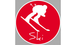 ski - 15cm - Sticker/autocollant