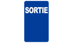 Sortie (25x15cm) - Sticker/autocollant