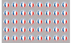 Fabrication Française (40 fois 2cm) - Sticker/autocollant