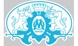 Blason Marseille - 29x19,2cm - Sticker/autocollant