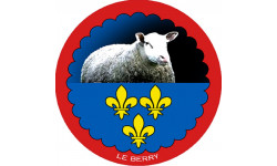 mouton Berrichon - 10 cm - Sticker/autocollant