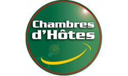 Chambres d’hôtes (20cm) - Sticker/autocollant