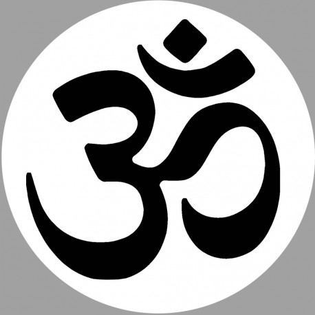  Om - Aum - 10cm - Sticker/autocollant