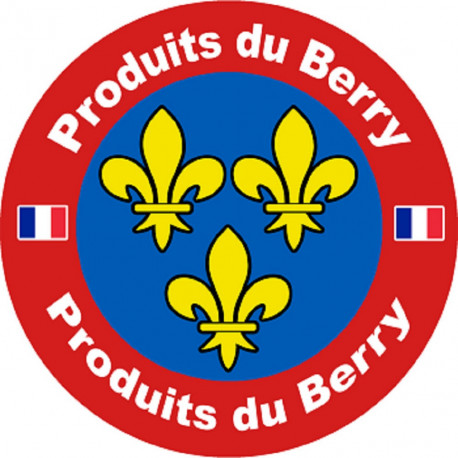 Produits du Berry -  20cm - Sticker/autocollant