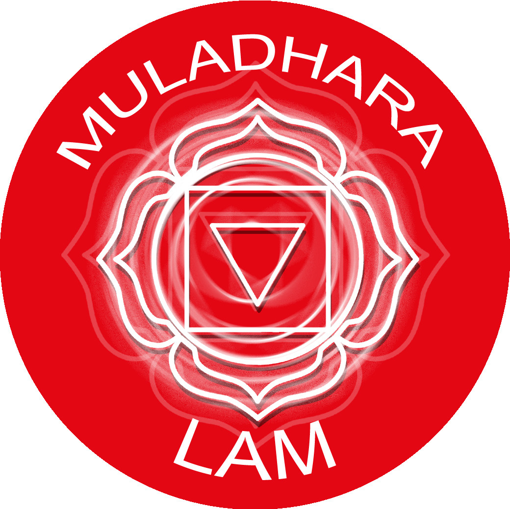 chakra LAM MULADHARA - 5cm - Sticker/autocollant