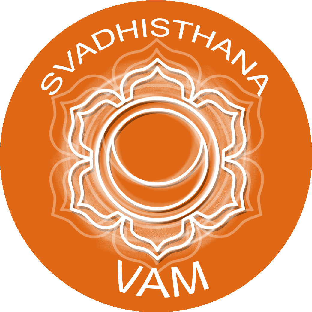 chakra VAM SVADHISTHANA - 10cm - Sticker/autocollant