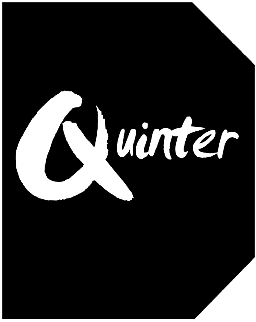 numéro de rue quinter - architecte 6x5.6cm - Sticker/autocollant