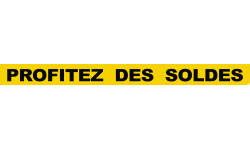 PROFITEZ DES SOLDES (60x5cm) - Sticker/autocollant