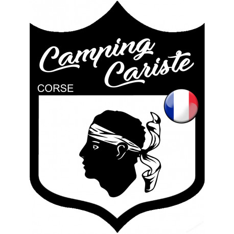 Campingcariste Corse (10x7.5cm) - Sticker/autocollant