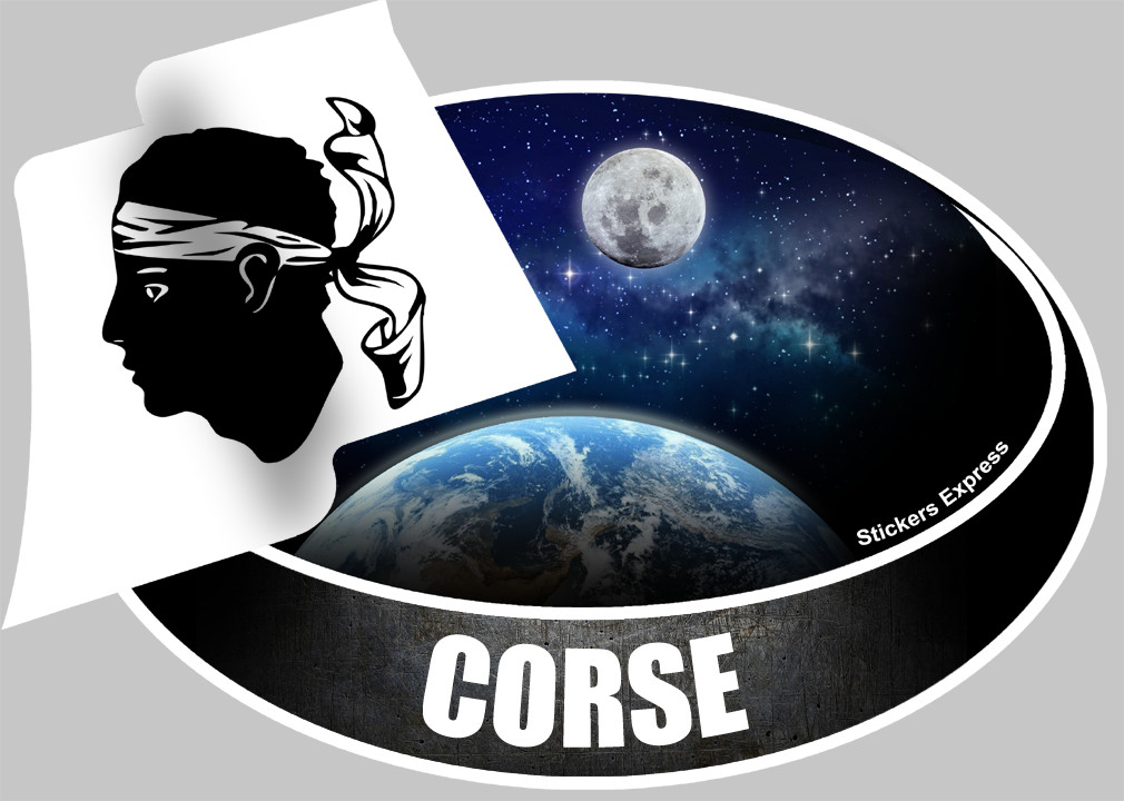 CORSE (14x10cm) - Sticker/autocollant