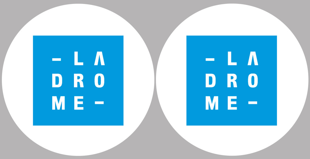 Département 26 la Drôme (2 fois 10cm) - Sticker/autocollant