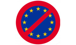 Europe interdite (15x15cm) - Sticker/autocollant