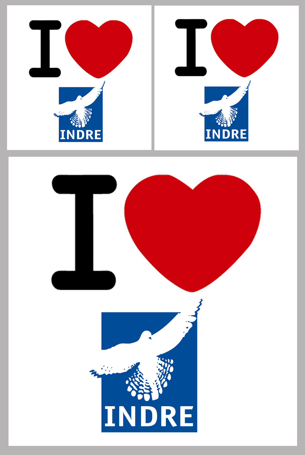 Département 36 Indre (1fois 10cm / 2 fois 5cm) - Sticker/autocollant