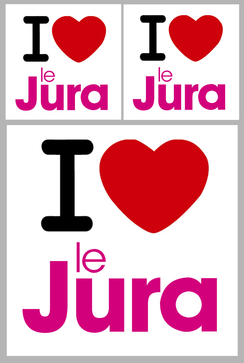 Département 39 le Jura (1fois 10cm / 2 fois 5cm) - Sticker/autocollant