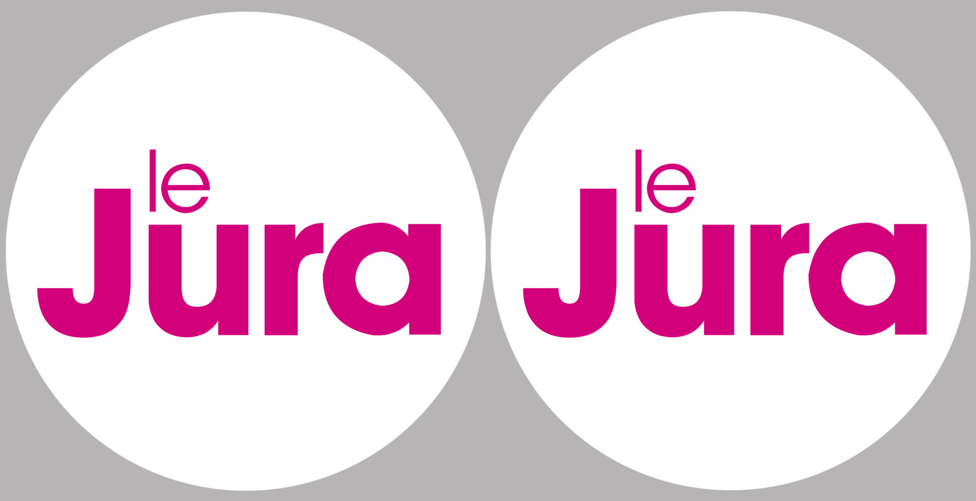 Département 39 le Jura (2 fois 10cm) - Sticker/autocollant