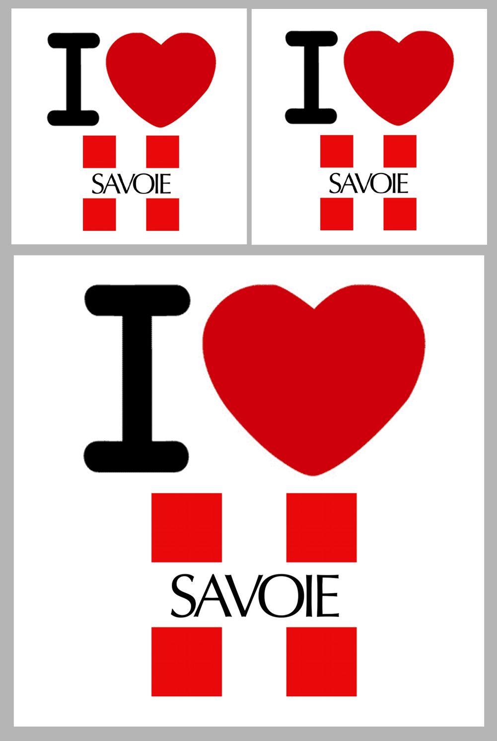 Département 73 la Savoie (1fois 10cm 2fois 5cm) - Sticker/autocollant