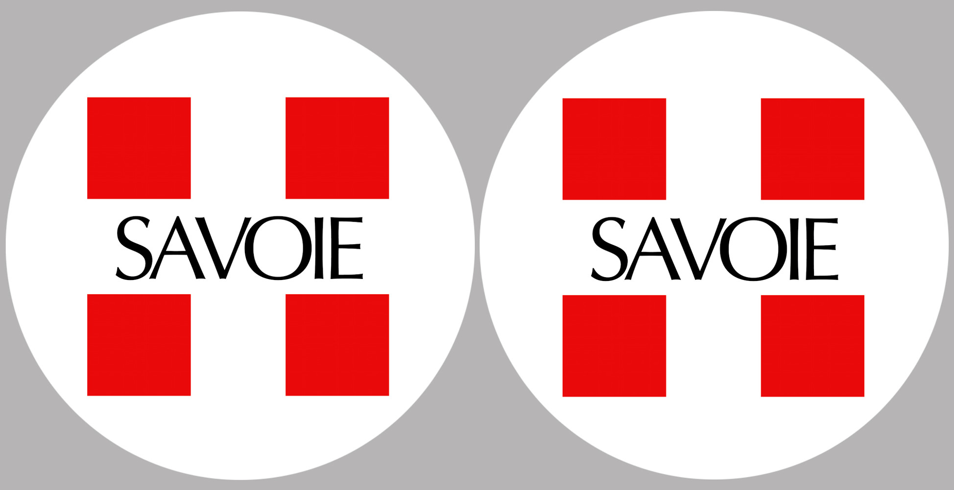 Département 73 la Savoie (2 fois 10cm) - Sticker/autocollant