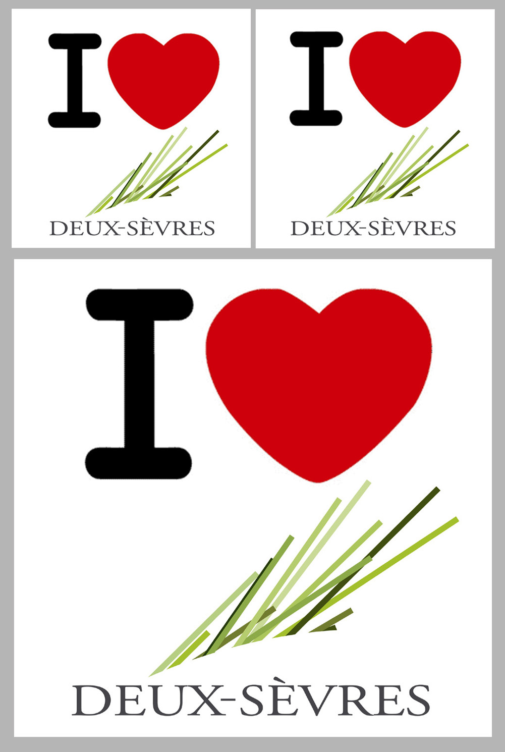 Département 79 les Deux-Sèvres (1fois 10cm 2fois 5cm) - Sticker/autocollant