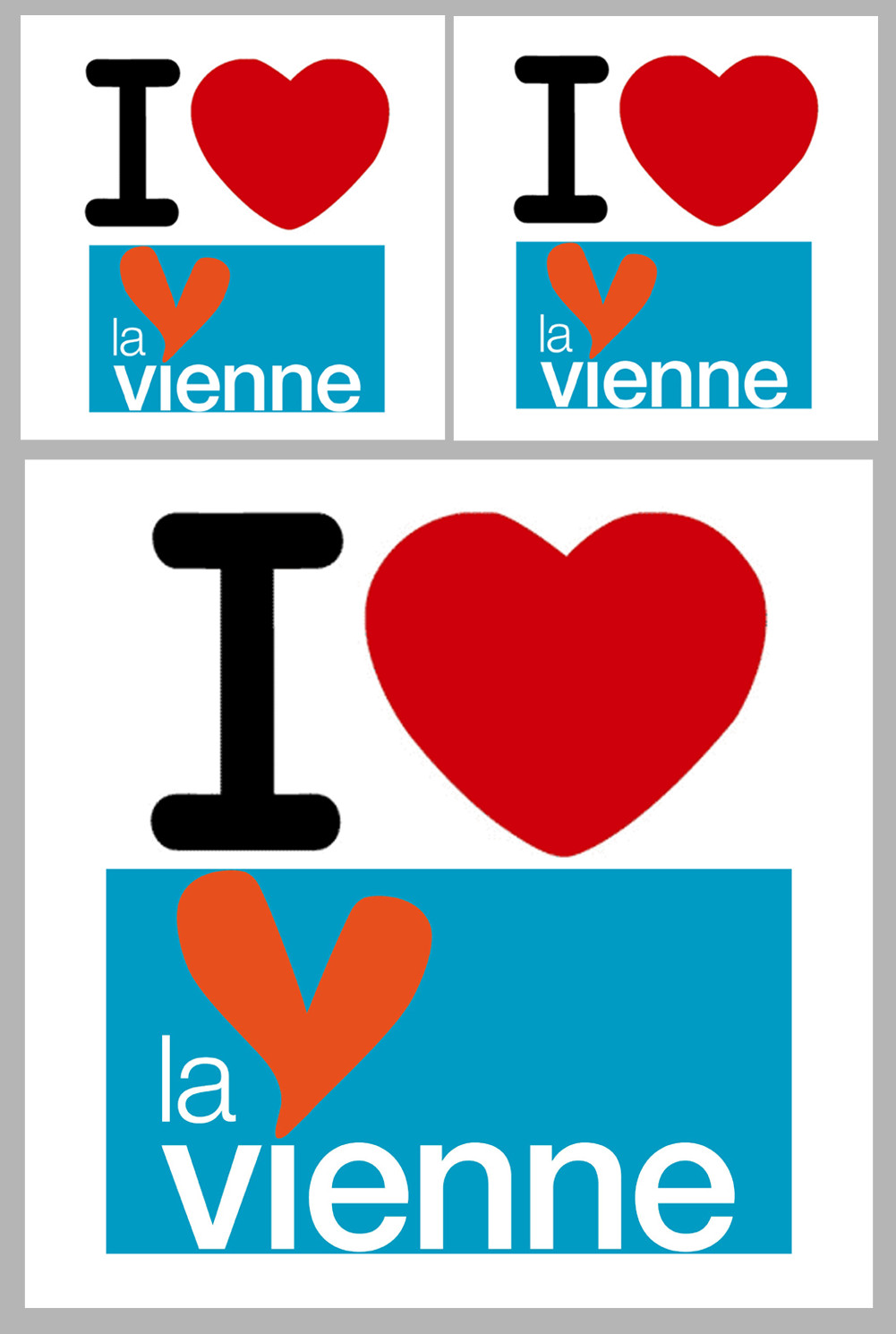 Département 86 la Vienne (1fois 10cm 2fois 5cm) - Sticker/autocollant