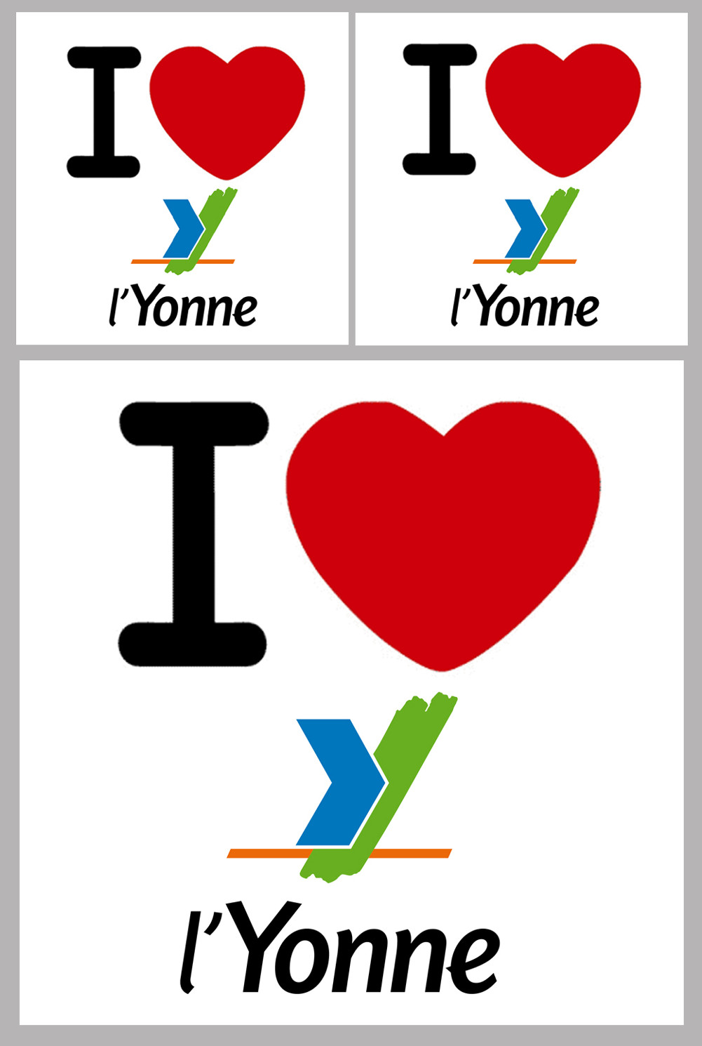 Département 89 l'Yonne (1fois 10cm 2fois 5cm) - Sticker/autocollant