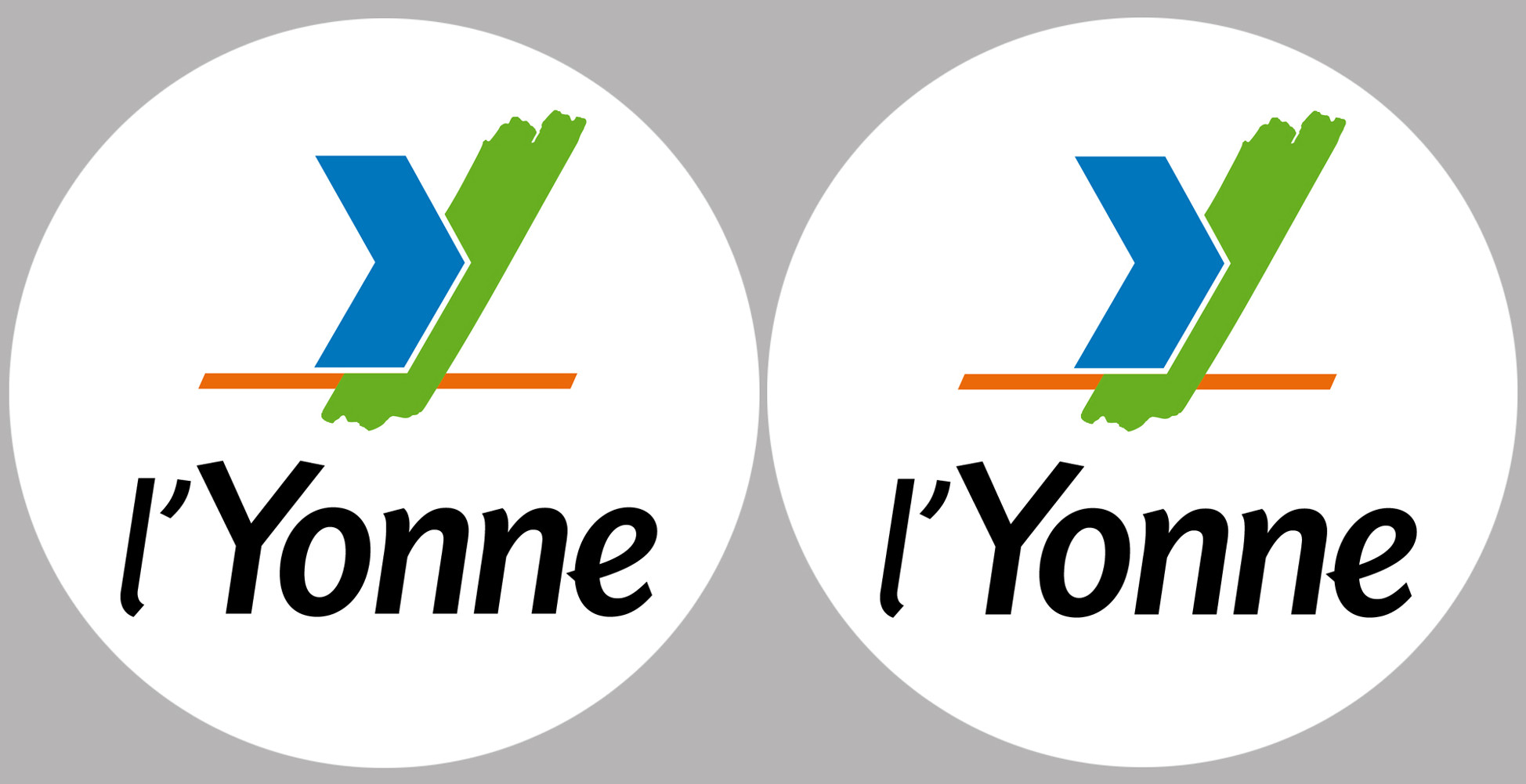 Département 89 l'Yonne (2 fois 10cm) - Sticker/autocollant