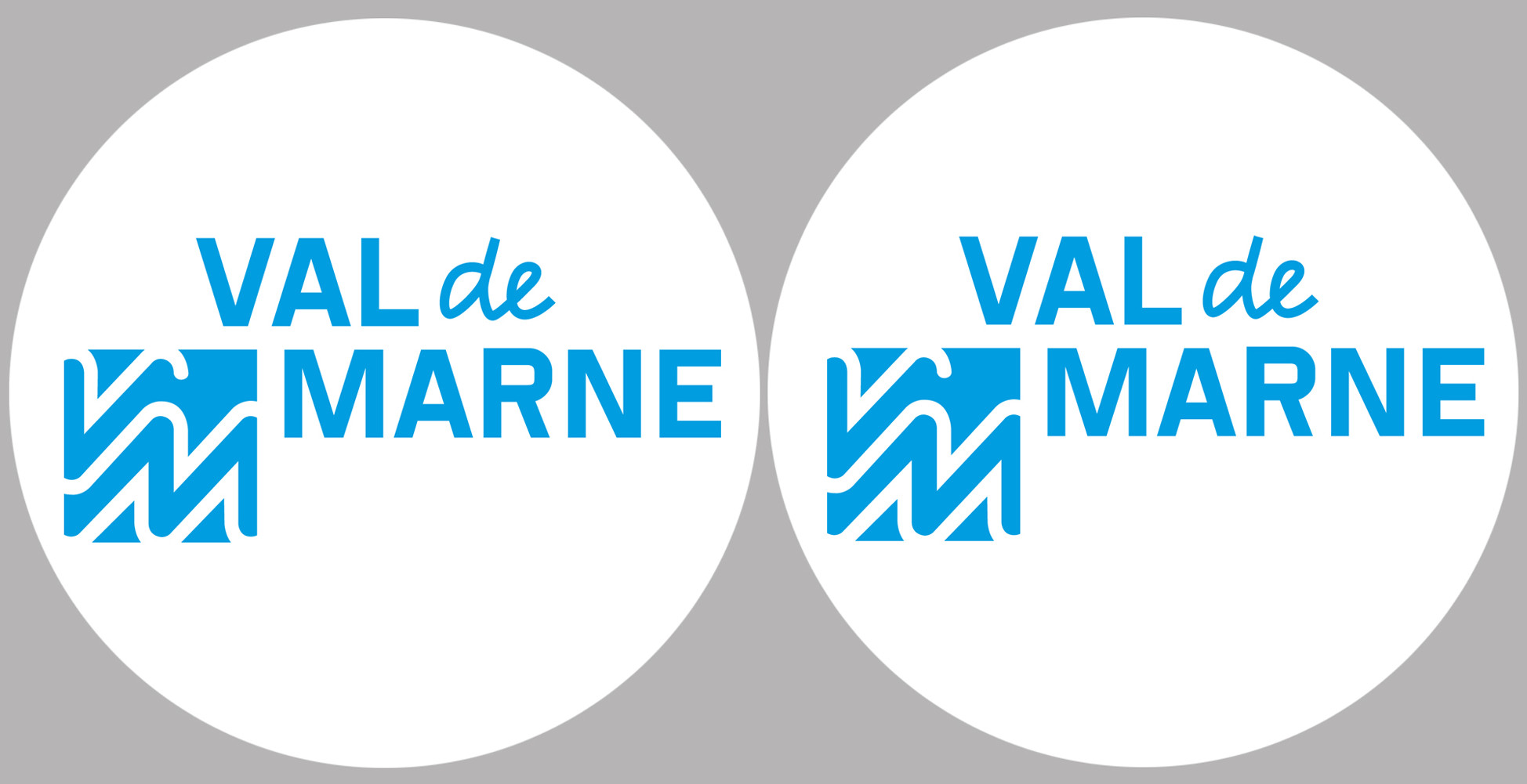 Département 94 le Val de Marne (2 fois 10cm) - Sticker/autocollant