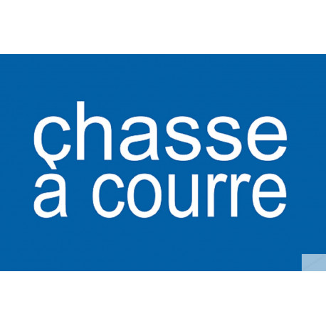 chasse à courre - 20x13.3cm - Sticker/autocollant