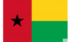 Drapeau Guinée Bissau (5x3.3cm) - Sticker/autocollant