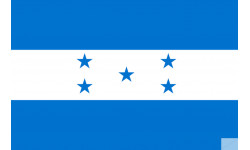 Drapeau Honduras - (15x10cm) - Sticker/autocollant