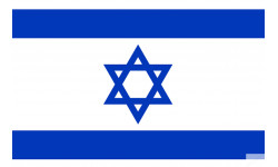 Drapeau Israel (19.5x13cm) - Sticker/autocollant