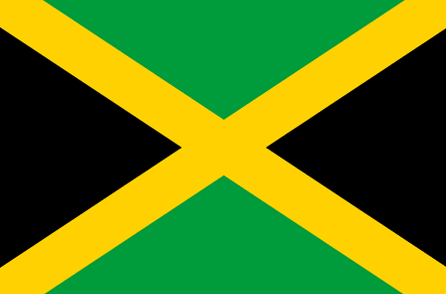 Drapeau Jamaïque (19.5x13cm) - Sticker/autocollant